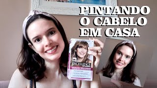 PINTANDO O CABELO EM CASA - com Imédia Excellence Loreal Paris #cabelo #autocuidado