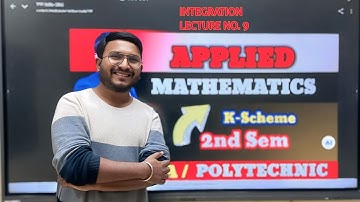 LECTURE NO9 ||APPLIED MATHEMATICS M-2 || MSBTE || POLYTECHNIC || DIPLOMA|| LIVE || ALL BRANCHES