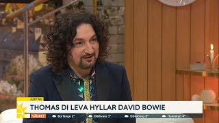 Thomas Di Leva: Bowie var min kompass på jorden | Nyhetsmorgon | TV4 & TV4 Play