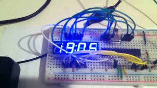 DIY voltmeter using ATmega328 and 4 digits 7 segment display