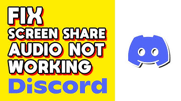 How to Fix Screen Share Audio Not Working on Discord! (Quick & Easy)