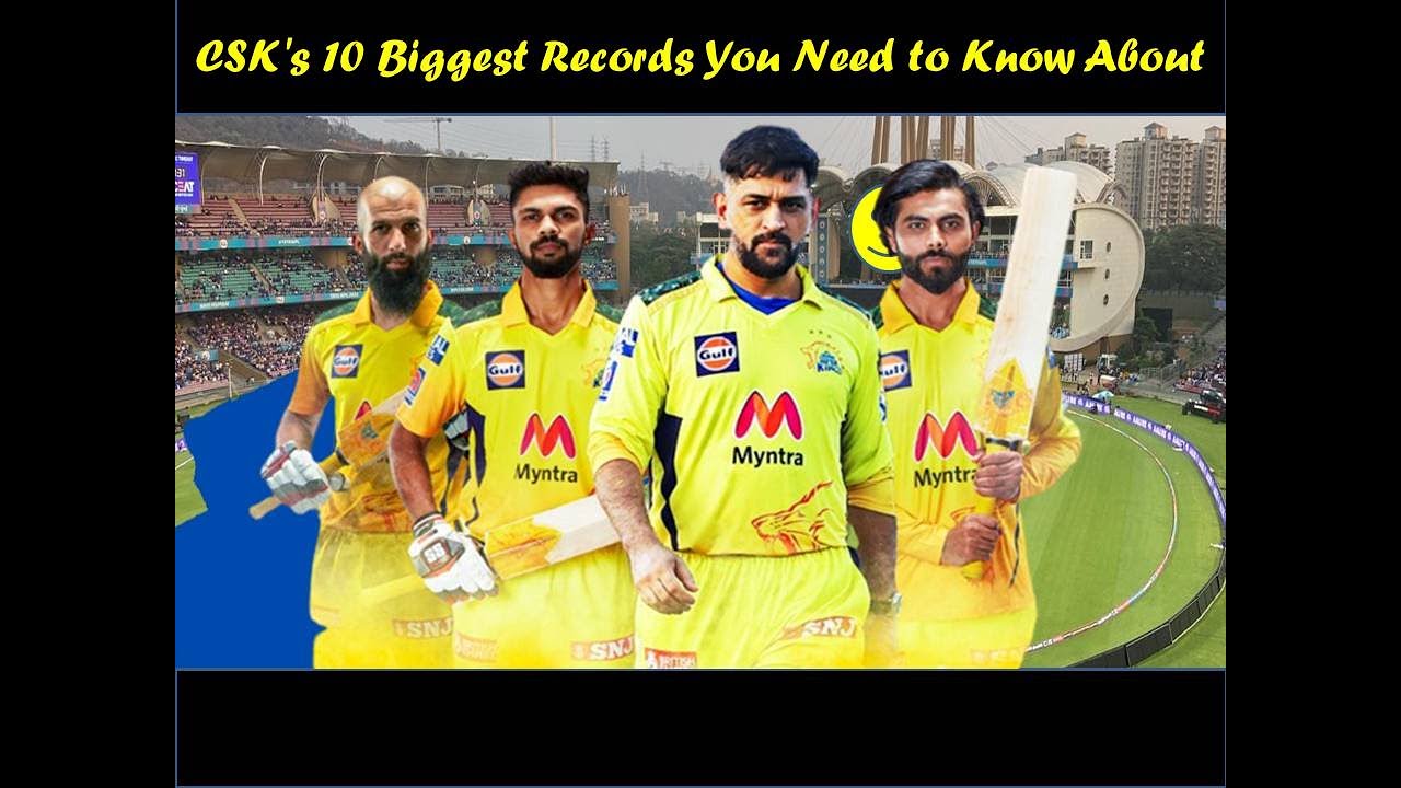 CSK's 10 Biggest Records You Need to Know About - YouTube