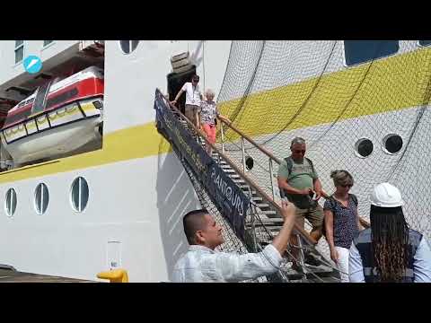 Crucero turístico llega a Buenaventura con 400 pasajeros alemanes abordo