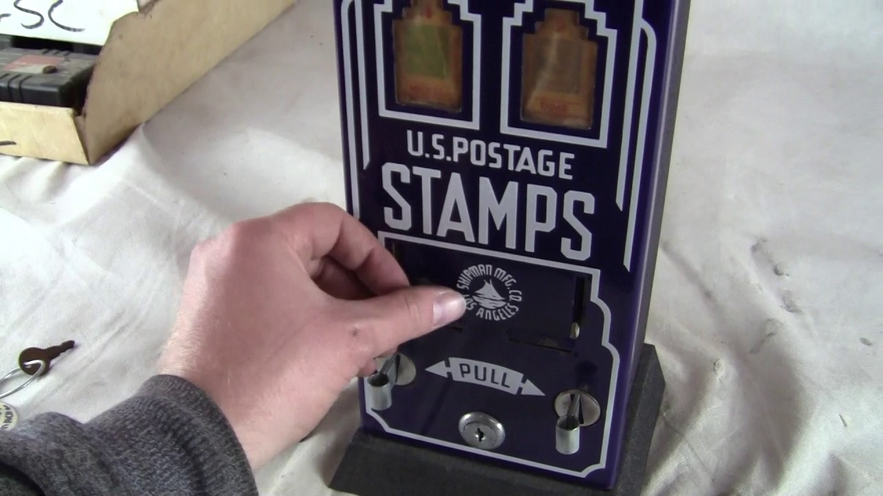 Shipman Stamp Vending Machine YouTube