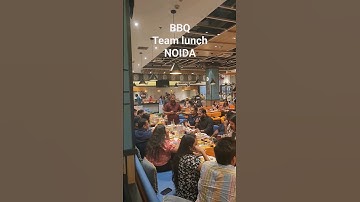 Barbecue Noida | Team Lunch | #shortsfeed #shorts #noida #restaurant