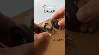 DC MOTOR MEGNETIC power test #dcmotor #megnetic #project #youtubeshort