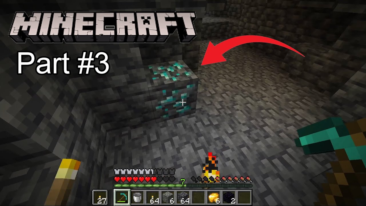 Finding Diamonds / Minecraft Let's Play #2 Episode 3 - YouTube