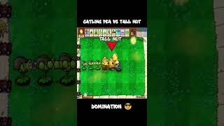 Gatling Pea Tall-Nut Vs Tall-Nut Zombie 🛡️🔥 Ultimate Defense Battle #pvz #plantsvszombies #pvzshorts