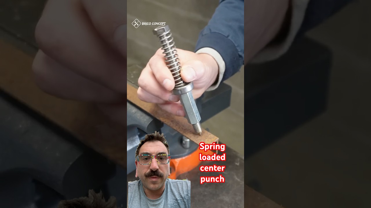 DIY center punch! #hack #shophack