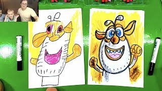 How to draw Talking Booba  - Games from app store screenshot 2