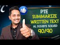 PTE Summarize Written Text Secrets | Score 90 with This Method!