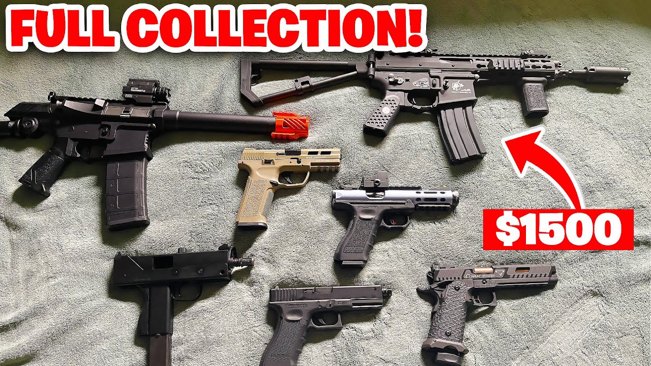 My Full $1500 Airsoft Collection (With Shooting) 2021