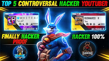 White 444 😱 Ruok FF And Raistar 🔥 Hacker Proof 100% 😭 | Top 5 Controversial Hacker !! 🔥😭