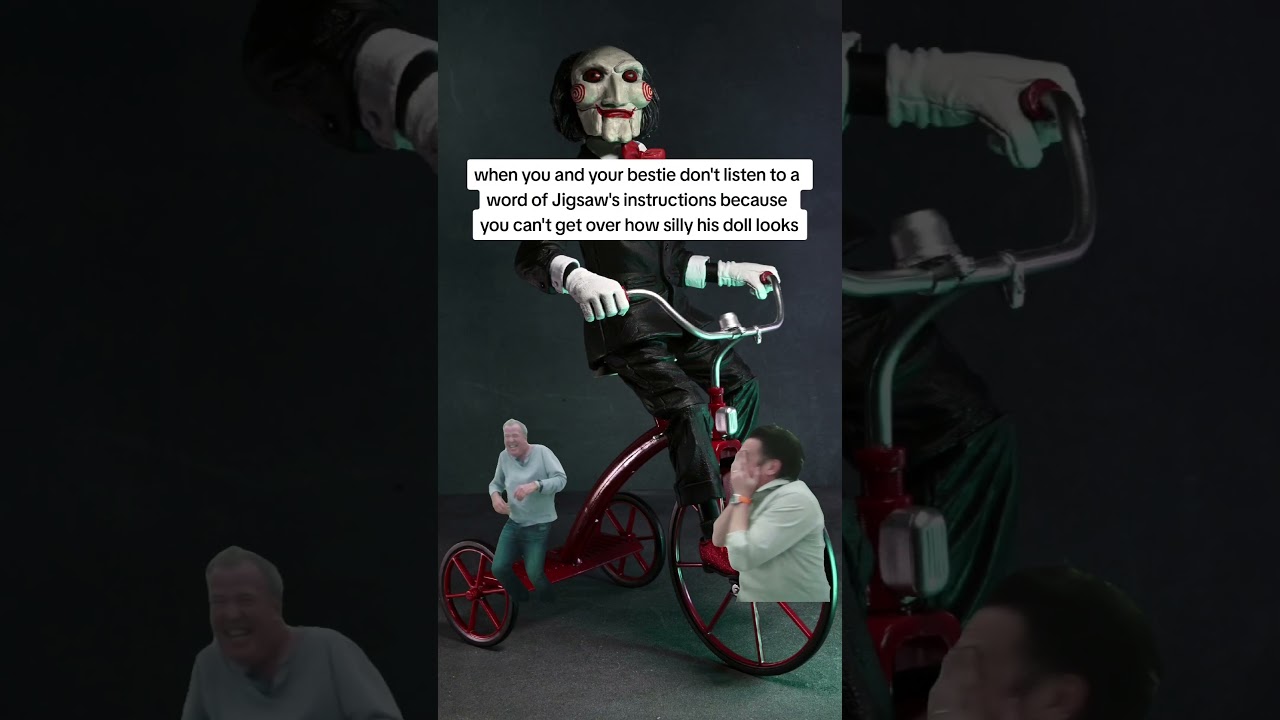 "Look at his cute little bike!" 