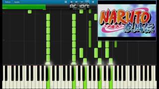 Naruto Shippuden-Opening 6:"Sign" Synthesia Piano-HD-Letra Y Midi!!!