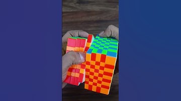 checkerboard pattern on 9×9 Rubik