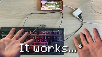 The Minecraft Keyboard & Mouse Experience on iPhone