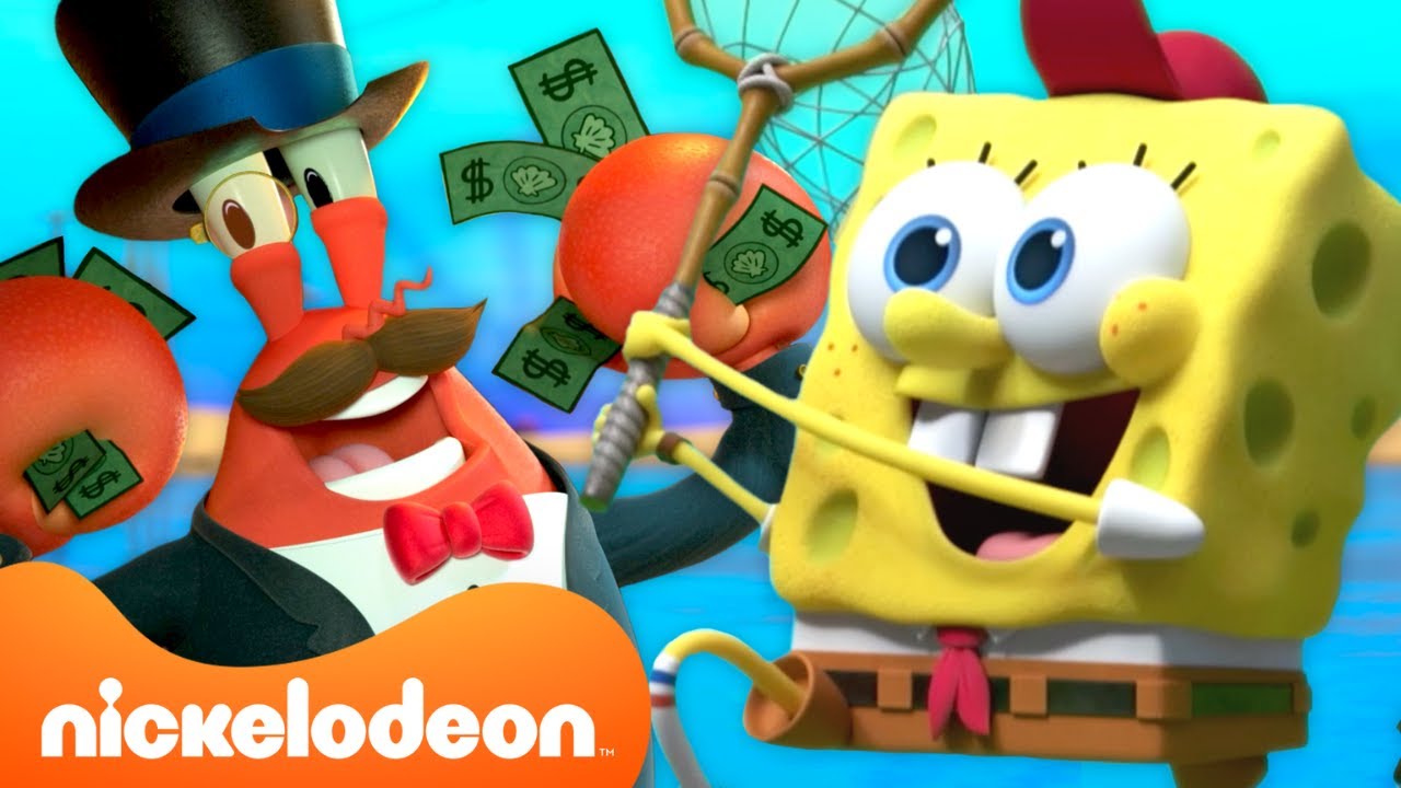 Go Camping with SpongeBob! ⛺️ | Kamp Koral | Nicktoons