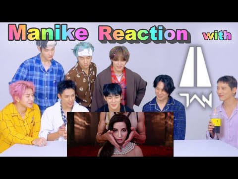KPOP IDOL's reaction to the addictive Indian MV 🇮🇳 Manike 🇰🇷@tan-official