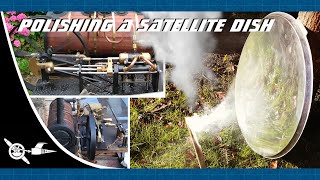 Polishing a satellite dish into a parabolic mirror to power my steam engine by The DIY Science Guy 42,556 views 6 years ago 11 minutes, 30 seconds