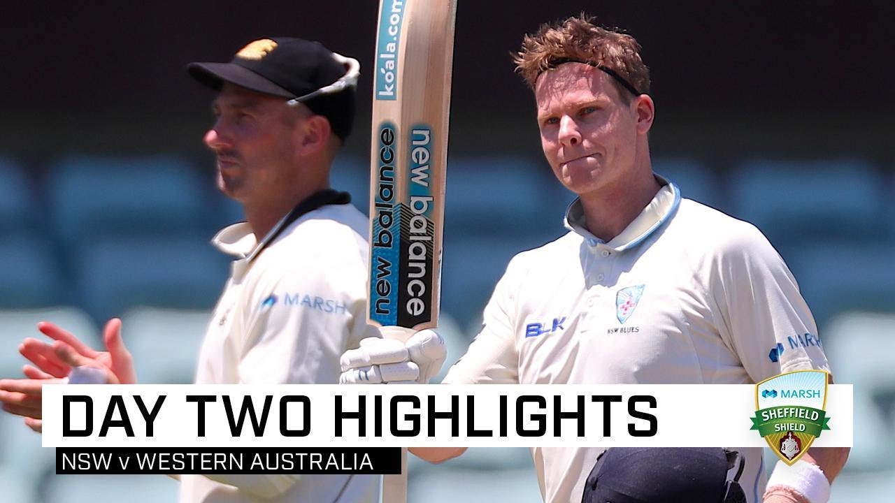 Smith posts ton in dour Shield battle | Marsh Sheffield Shield 2019-20