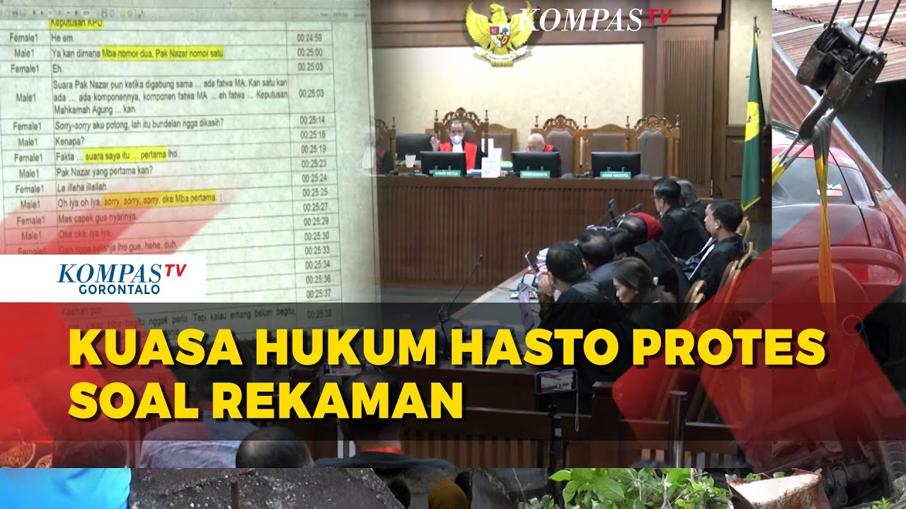 Kuasa Hukum Hasto Protes Saat Jaksa KPK Akan Putar Rekaman saksi Riezky Aprilia dengan Saeful Bahri