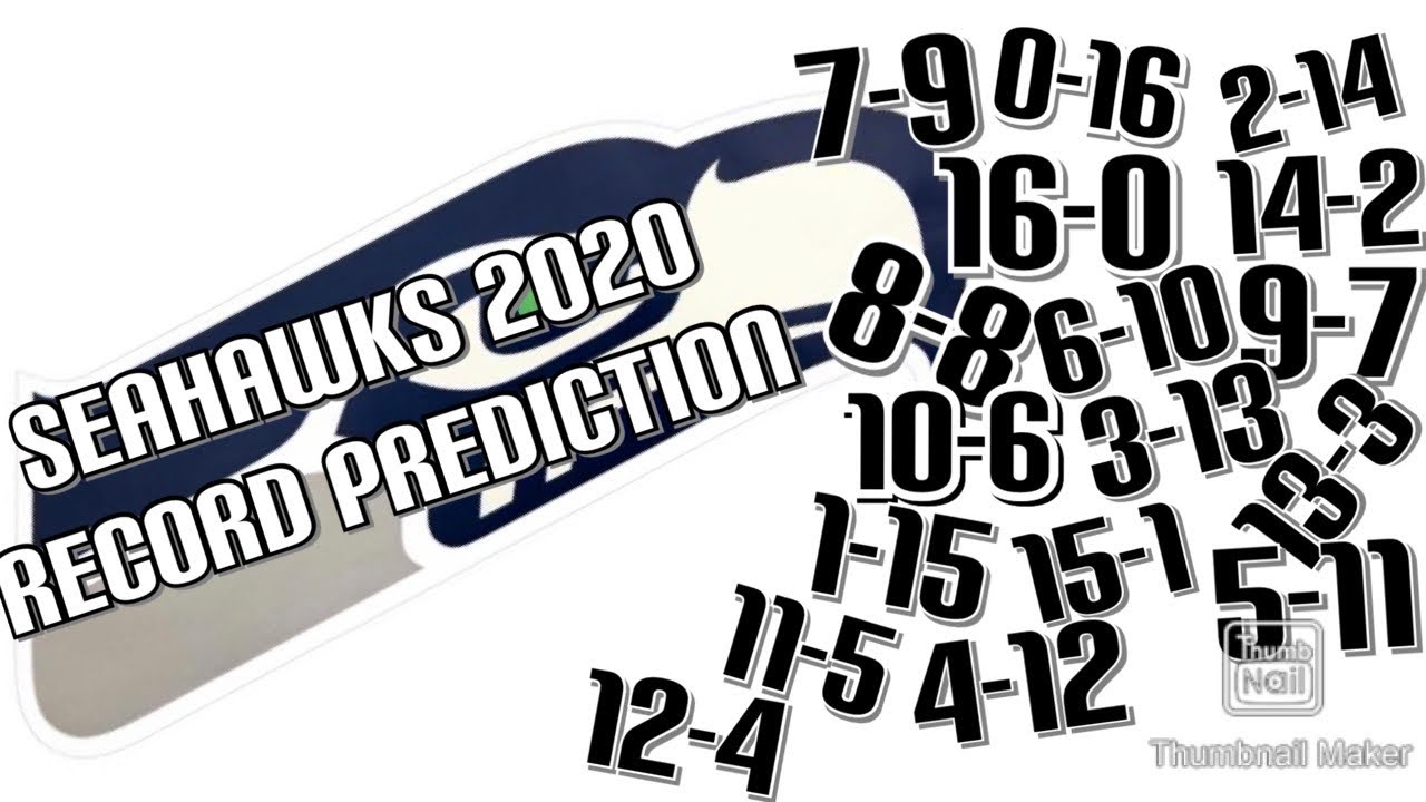 Seattle Seahawks 2020 Season Record Prediction YouTube Seattle seahawks 2020 season record prediction youtube