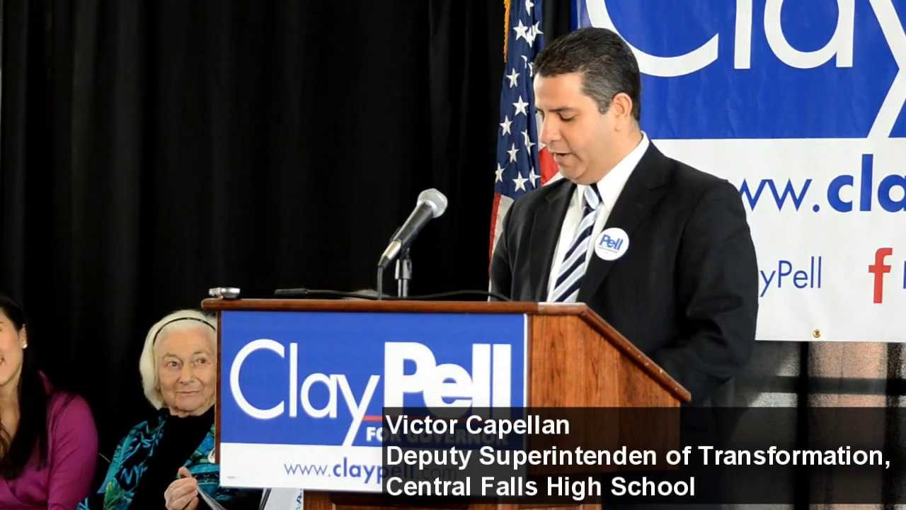Clay Pell Gubernatorial Announcement:Victor Capellan - YouTube
