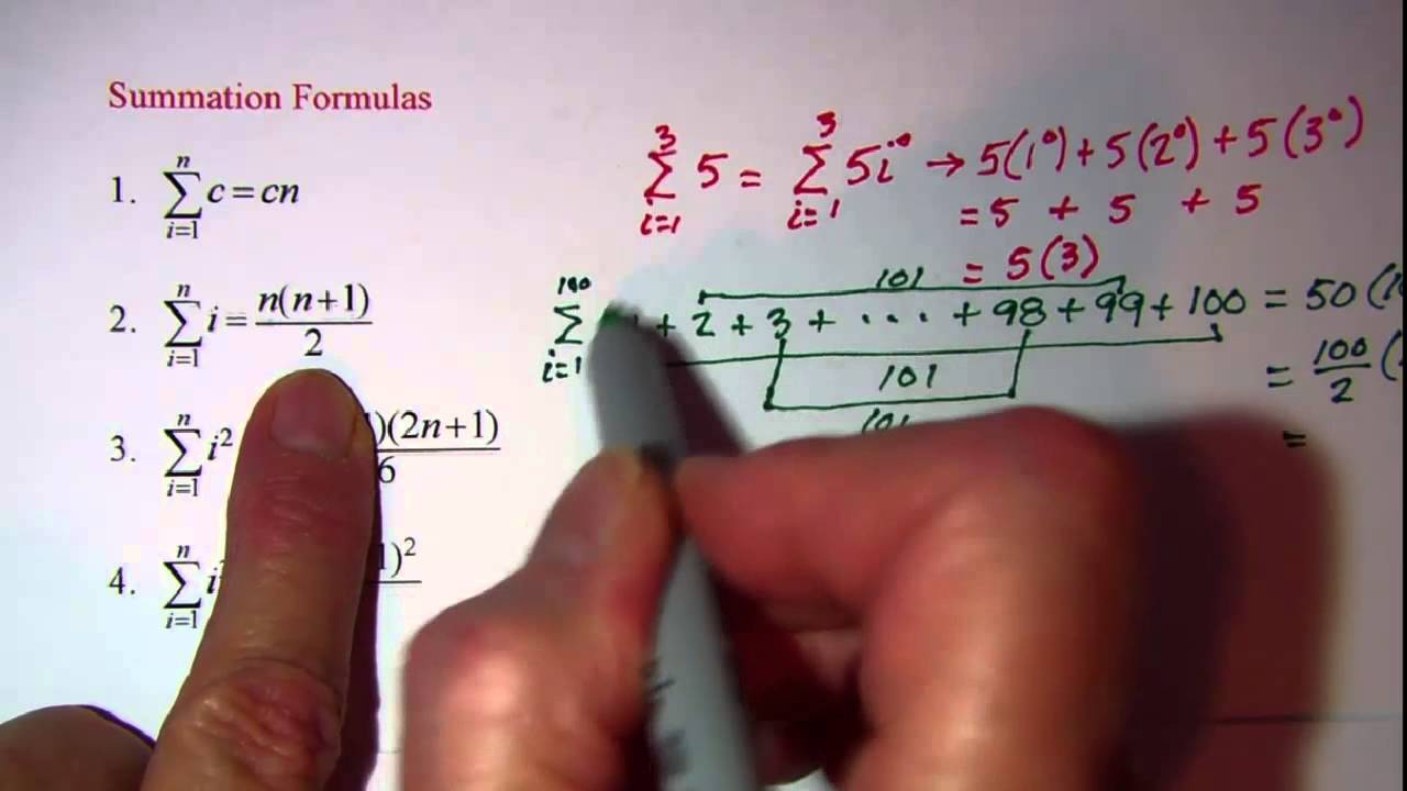 summation-properties-and-formulas-youtube