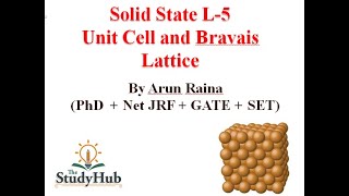 types of unit cell and Bravais lattice Solid State L-5
