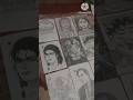 నా పెన్సిల్ స్కెచెస్ #pencil #sketches #telugu #abbayi #beauty