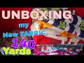 Unboxing my new Fabric|canadian cotton|Canvass|Jasfelvlog