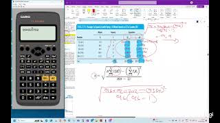 FX-82 CASIO STAT FUNCTION | DIGITAL CALCULATOR