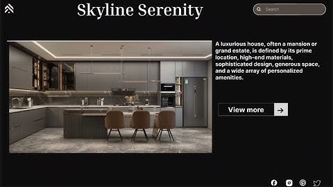 Skyline Serenity – Modern Interior UI Design | Figma Animation Showcase  #longvideo