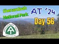 Shenandoah  appalachian trail 2024 thruhike day 56