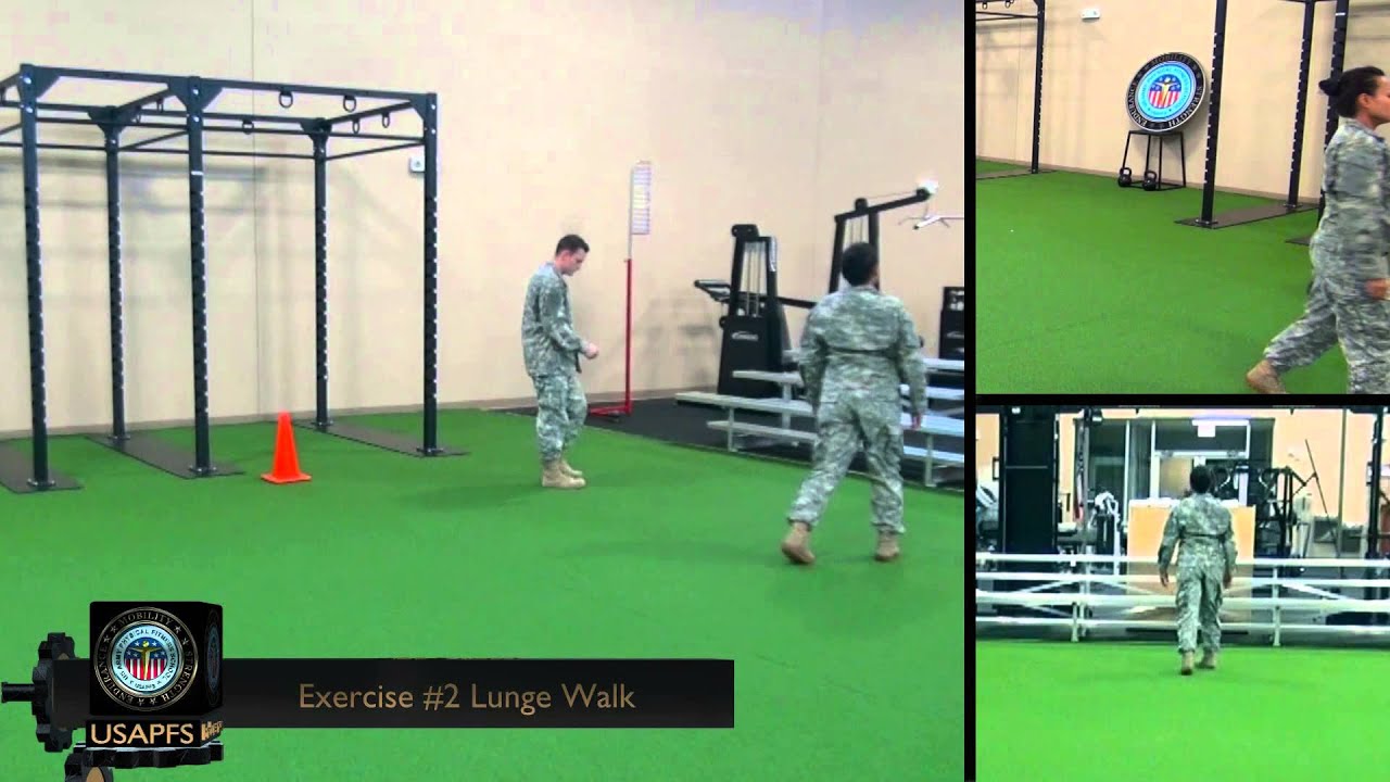GUERILLA DRILL EXERCISE 2 LUNGE WALK YouTube