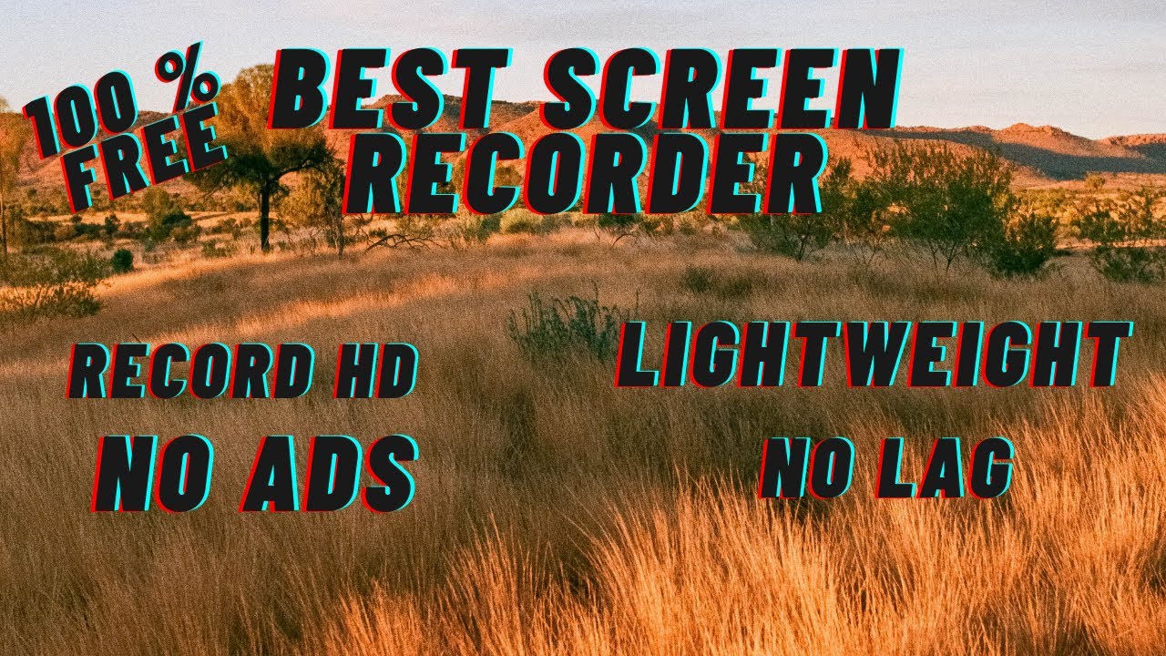 Best Lightweight Screen Recorder for Low end pc