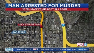 Man Arrested After Motel Staff Finds Body In His Room