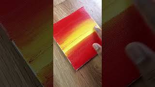 Painting with Finger / Sunset Scenery shorts painting youtubeshorts