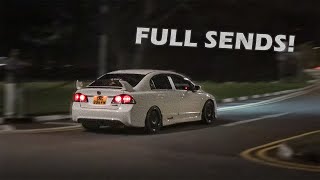 2 Crazy Modified & Tuner Car Meets at Kallang Decathlon [Full Sends, Pop and Bangs, Power Slides!]