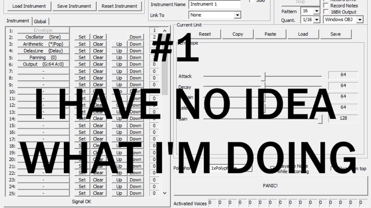 Learning 4klang | Part #1: I have no idea what I'm doing