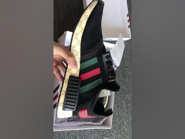 Gucci Adidas Nmd Black Edition Unboxing And Review - Youtube