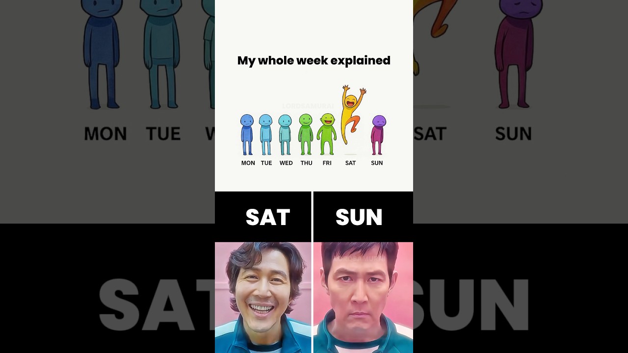 Saturday vs Sunday Mood 😭