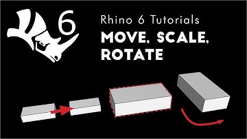 Rhino 6 3D Modeling 1.02  Move, Scale, Rotate