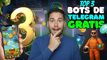 💰 Los 3 Mejores Bots de telegram para ganar gratis | Pruebas de Pago | Telegram bot earn money