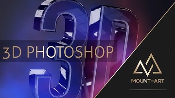 3D text Real-time rendering in photoshop  cc 2017