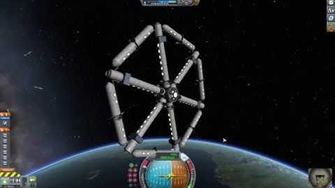 Kerbal Space Program self assembling ring station