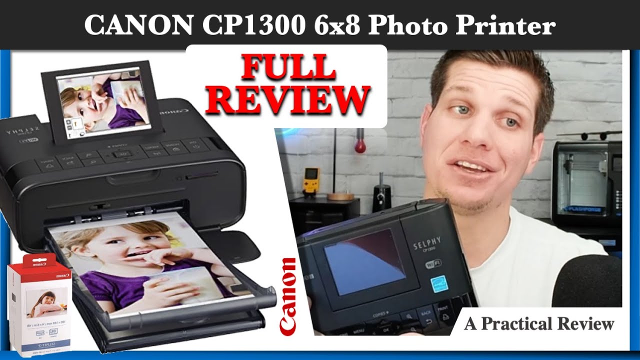 Canon Selphy CP1300 Photo Printer Review and Install: BEST PHOTO