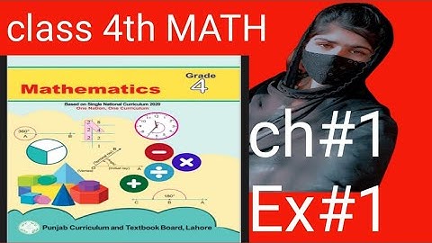 Class 4th Math CHAPTER #1 Exercise 1.1/Whole Number /math class 4 chapter 1