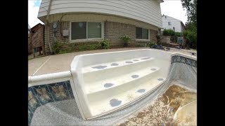 API Repairing vinyl liner cracked pool stairs